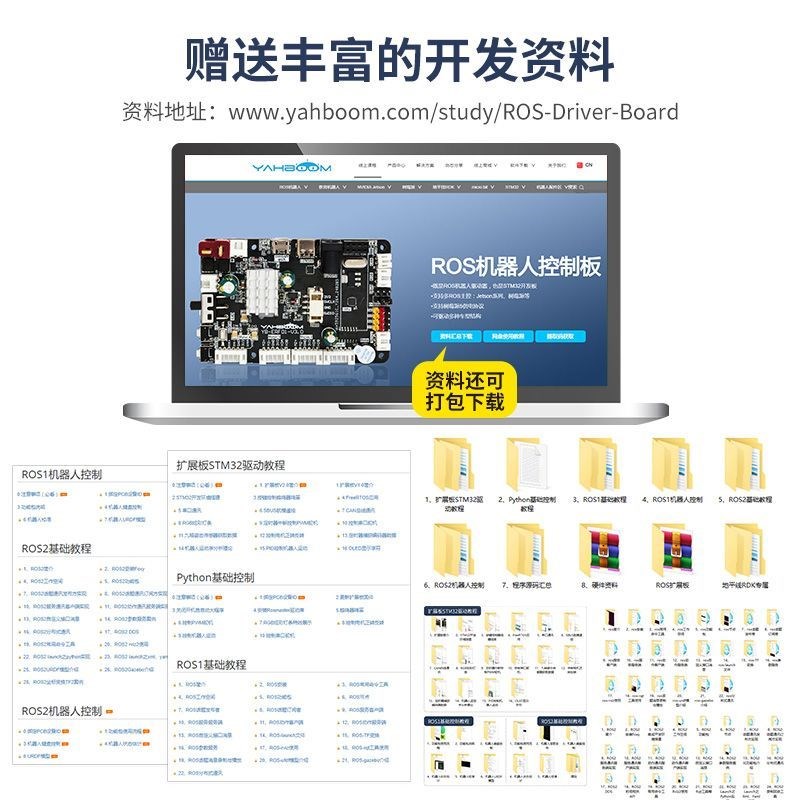 ROS机器人主控g制板STM32F103RCT6开发ROS2小车驱动扩展IMU树莓派