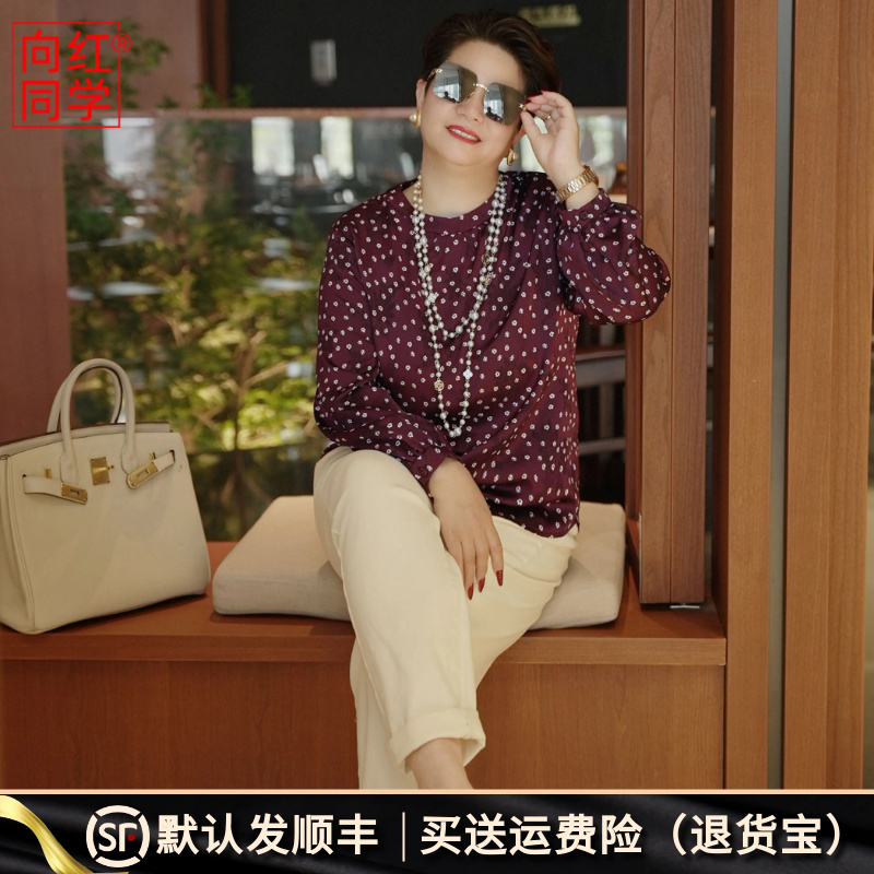 2025年秋季长袖法式轻奢雪纺衬衫