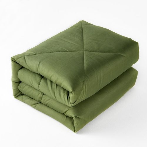 军绿色棉被棉花被子单位大学生宿舍单人床内务纯棉加厚被褥一套装