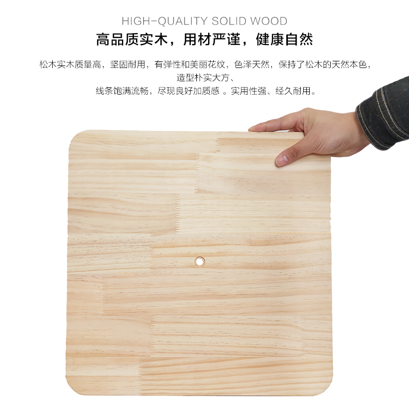 DIY实木猫爬架定制配件 墙面空中猫架 松木猫箱板顶底板跳台隔板