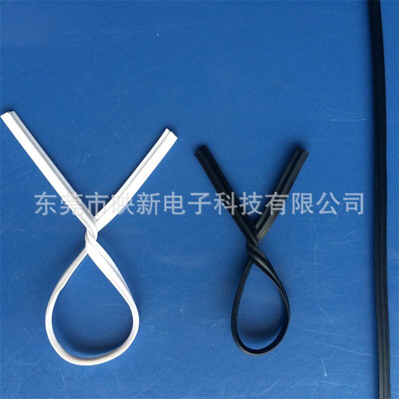 0.55扎线 环 保塑胶绑带 包胶铁芯扎带 1000米/卷 黑色扎丝