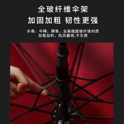 双层自动雨伞男女长柄伞大号超大双人三人暴雨加固结实抗风伞