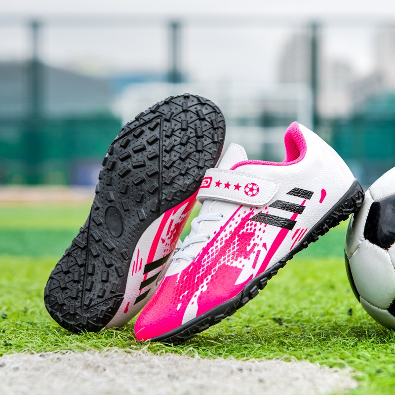 儿童足球鞋男女生碎钉TF短钉中小学生男童足球训练鞋女孩