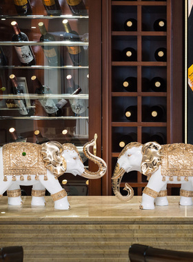 大号大象摆件欧式家居落地摆设客厅酒店店铺公司开业礼品