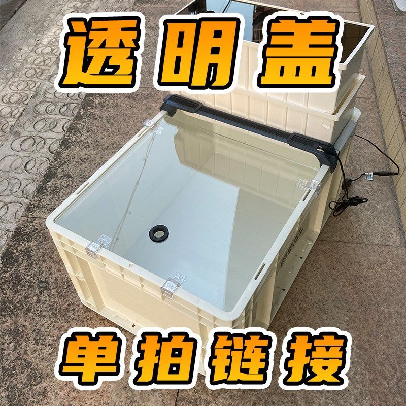 嘿匣子透明周转箱滴流过滤龟缸PC耐力板透明盖子,宠物/宠物食品及用品,生态瓶/创意缸/微景缸,淘宝优惠券,粉丝福利购,淘宝优惠卷