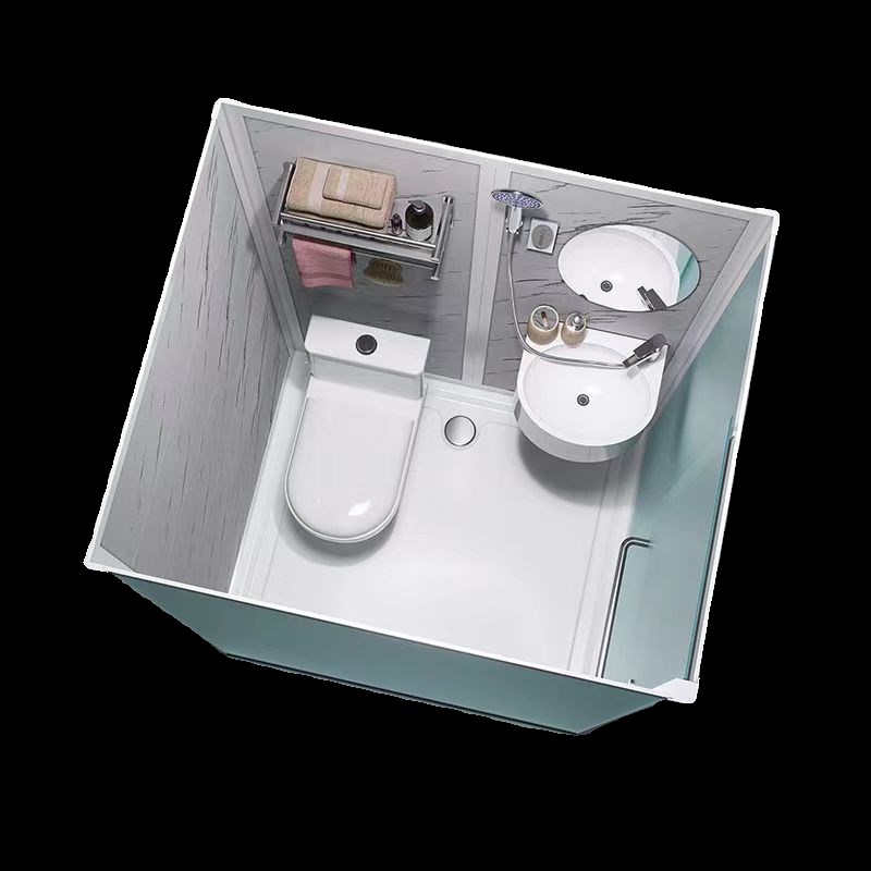 整体淋浴房一体式卫生间室内厕所干湿分离玻璃移门洗澡间农村蹲坑