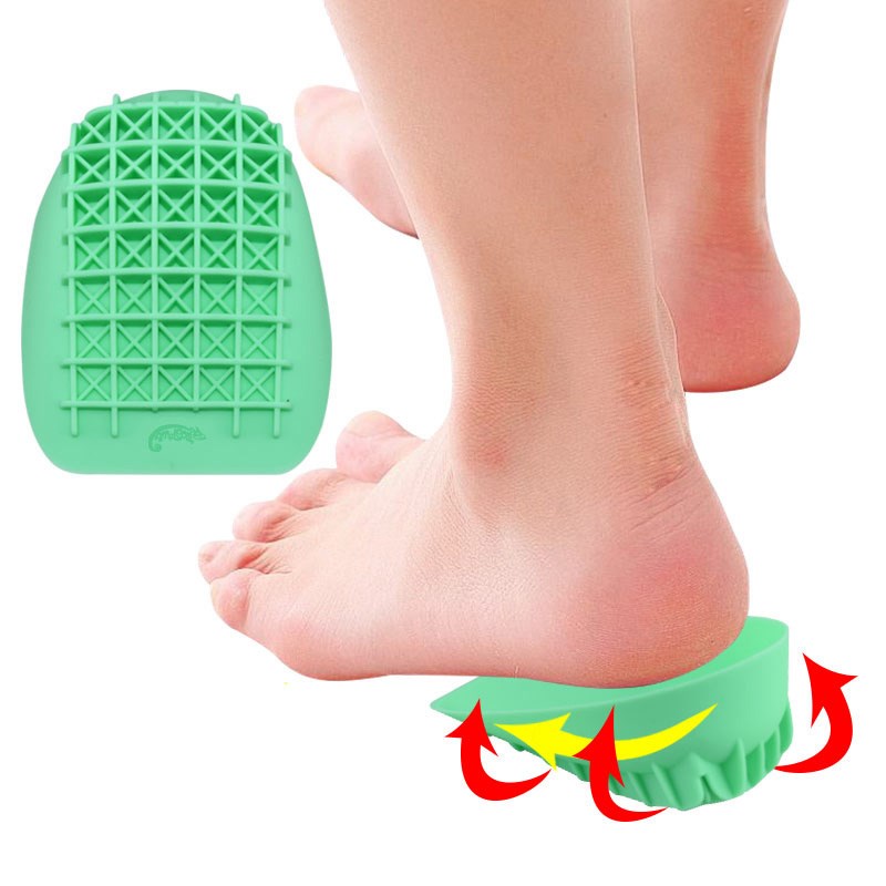 后跟疼痛鞋垫军训足跟垫硅胶加厚减震羽毛球鞋脚跟垫跑步男女久站