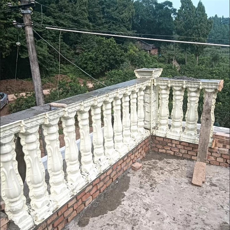 罗马柱模板E0级环保聚丙烯建筑模具阳H台护栏兰花花瓶现浇水泥扶