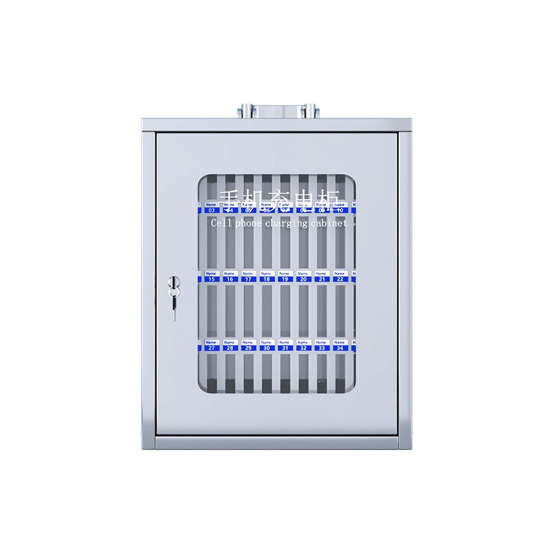 不锈钢手机保管箱带锁壁挂式手机存放柜员工手机存放学生手机收纳