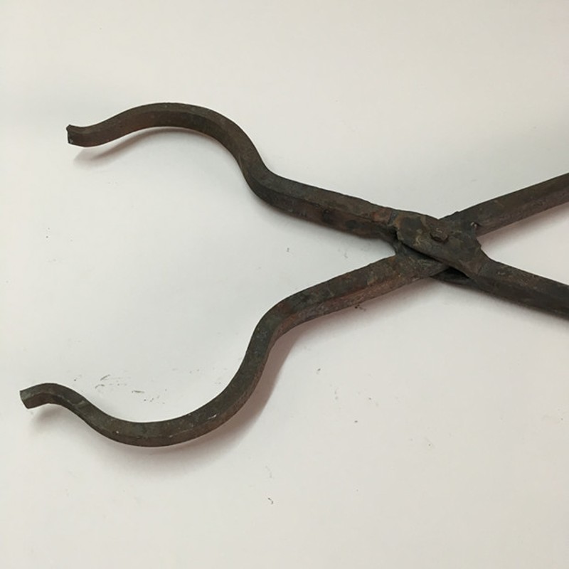 包邮手工锻打捉狗夹子抓狗夹防狗咬市场饭店捕狗钳石墨坩锅铁钳子