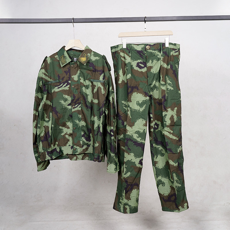 夏季05式套装老式迷彩服网格米彩服春秋户外工地干活工作服劳保服