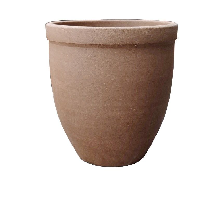 无釉土陶缸鱼缸老式水缸养鱼陶缸无釉粗陶缸水缸古法生态陶瓷鱼缸