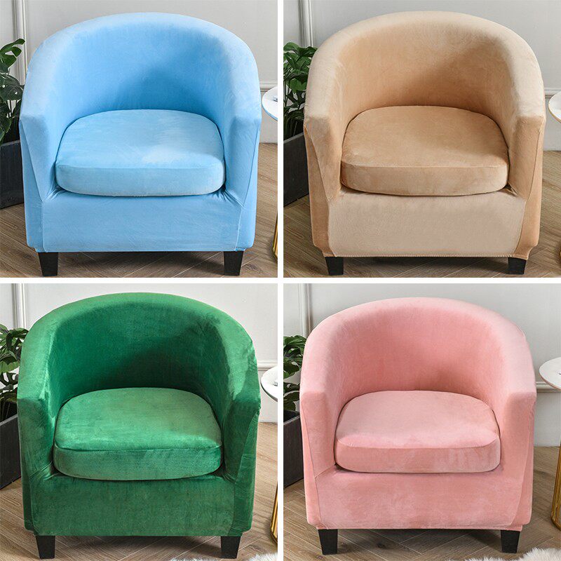 加厚绒毛布单人半圆弧形沙发椅子坐垫套弹力卡座酒店咖啡厅围椅套,居家布艺,沙发套,淘宝优惠券,粉丝福利购,淘宝优惠卷