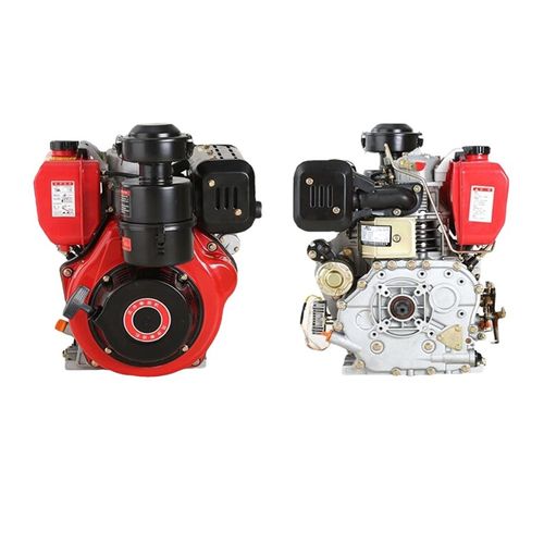 柴油四驱微耕机头10 15马力186 188 192切割绞磨打气泵抽沙机动力