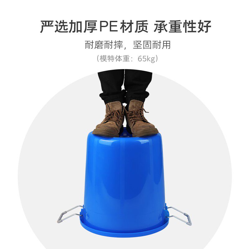 加厚塑料水桶带盖圆形酿酒发酵桶化工桶食品储水桶大容量家用