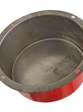 翻边带法兰外壳 红色防护罩 振C动电机配件 厚壁一体成型 热卖