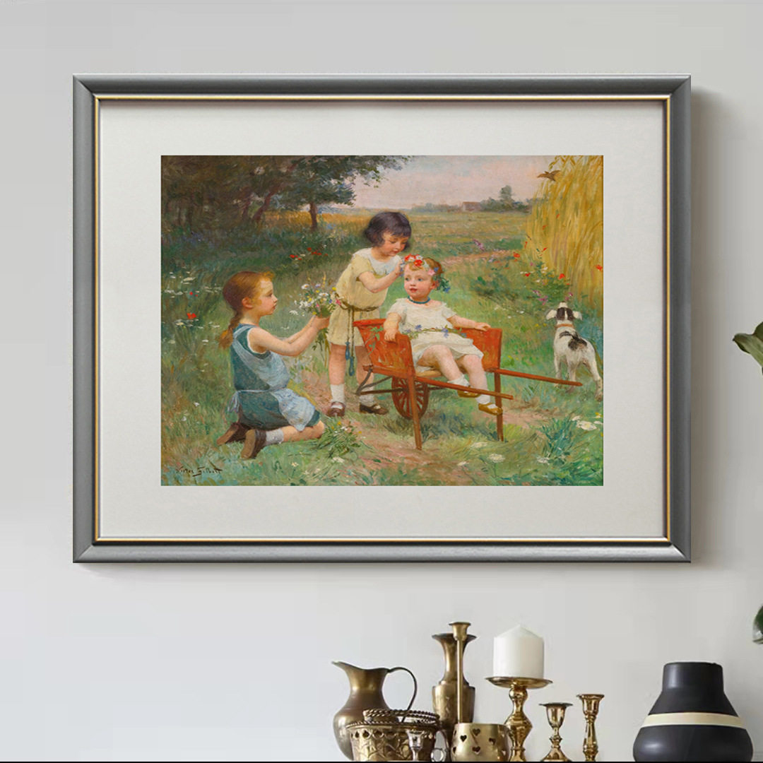防潮欧式小众艺术装饰画 客厅餐厅玄关防潮N挂画美式乡村实木壁画