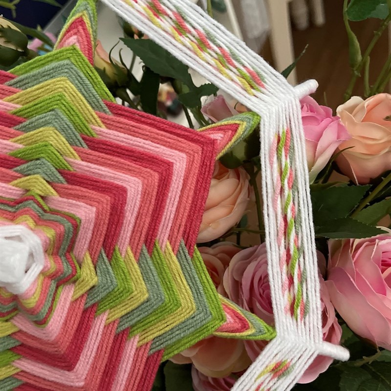 成品曼达拉手工毛线编织装饰工艺男女朋友送教师节礼物 DIY材料包