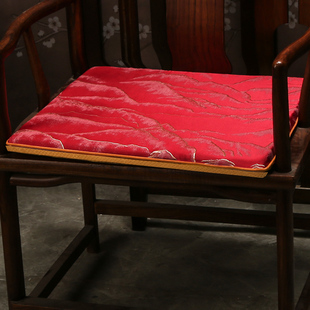 红木沙发坐垫椅子垫餐桌餐椅垫实木圈椅茶椅垫凳子座椅垫子 新中式