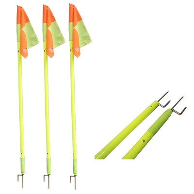 东明足球角旗 h足球高级比赛器标志杆 标杆旗 标志杆 障碍 带弹簧