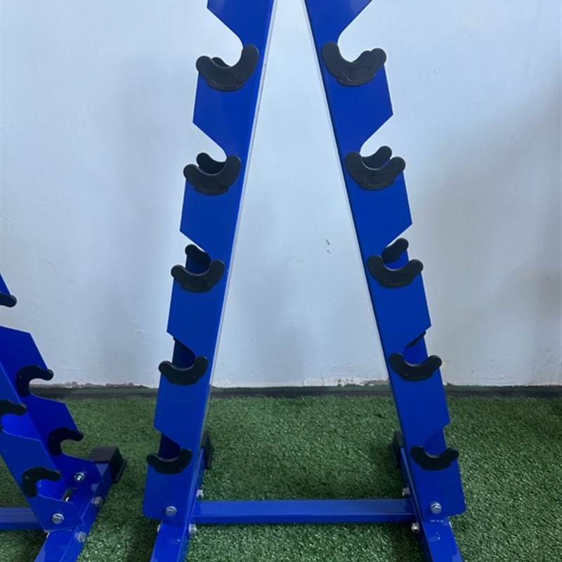 A型哑铃架子家用哑铃小支架托收纳健身房商用多次哑铃套装器材