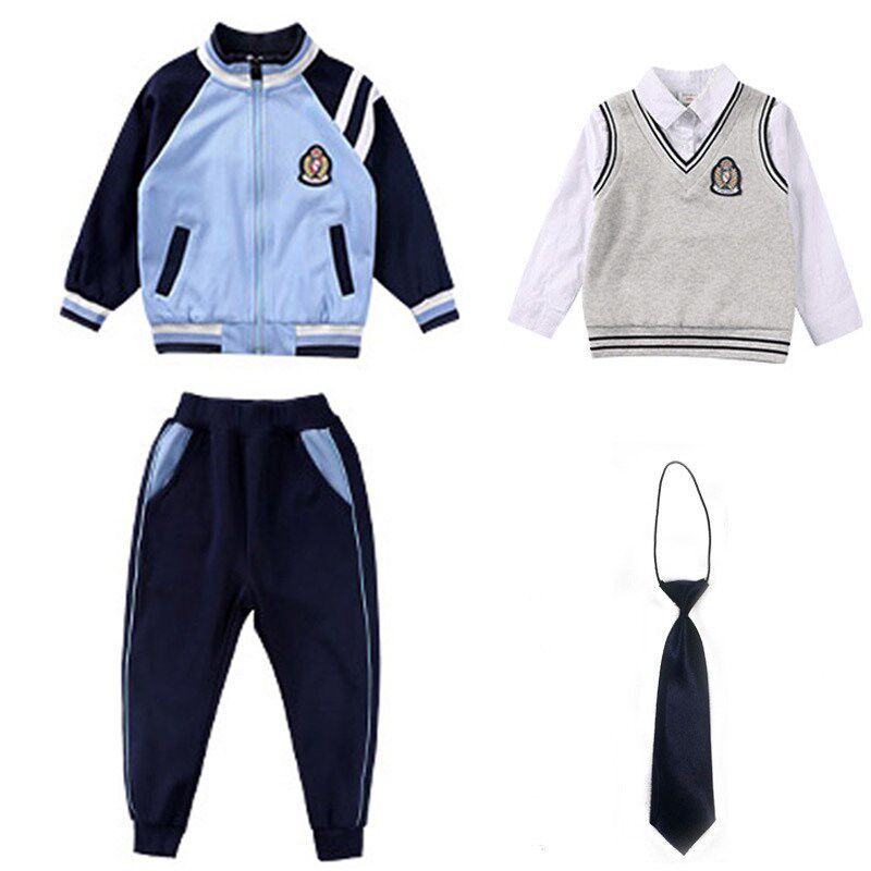 小学生校服春秋套装春季黄色四件三件套儿童O班服幼儿园园服春秋
