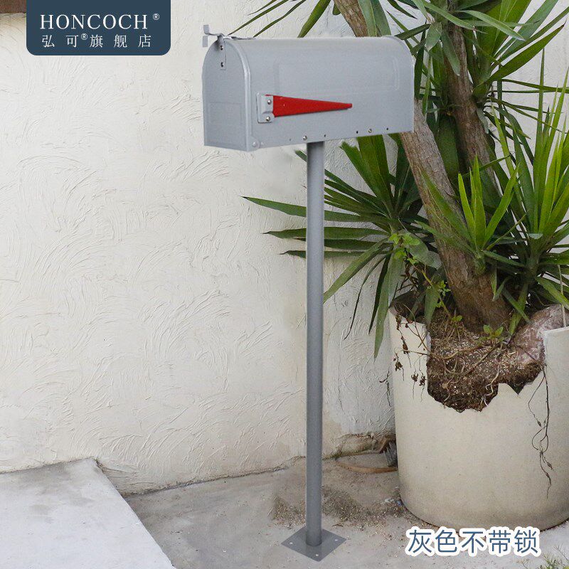 美式乡村别墅信箱室外户防雨不带锁田园报箱邮筒摄影道具装饰摆件