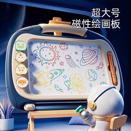 儿童画板家用幼h儿磁性写字板一岁宝宝2涂鸦3磁力画画玩具画写板