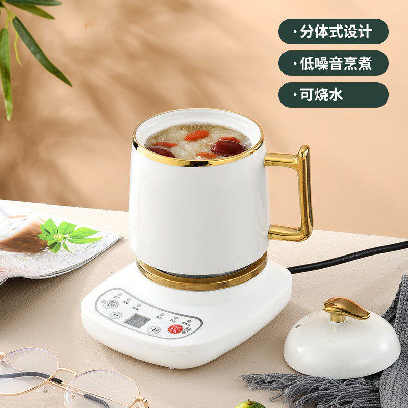 多功能迷你养生杯电炖杯小型单人煮茶杯热牛奶加热恒温水杯电热杯