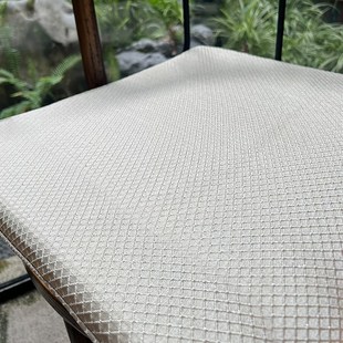 实木加厚记忆防滑家用凳子座垫 方形餐桌棉麻餐椅垫子坐垫椅子四季