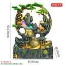 葫芦假山流水生财风水轮客厅家居办公室开业落地喷泉循环水景摆件