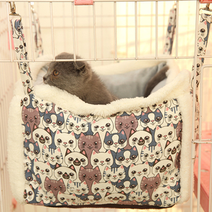 通用可挂式 猫窝四季 猫笼挂窝猫吊床秋冬保暖猫咪吊篮可拆洗宠物窝