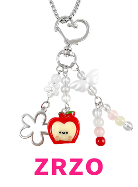 ZRZO可爱红色苹果吊坠