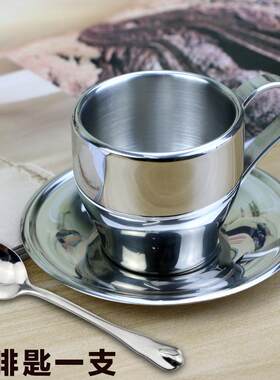 包邮双层不锈钢咖啡杯