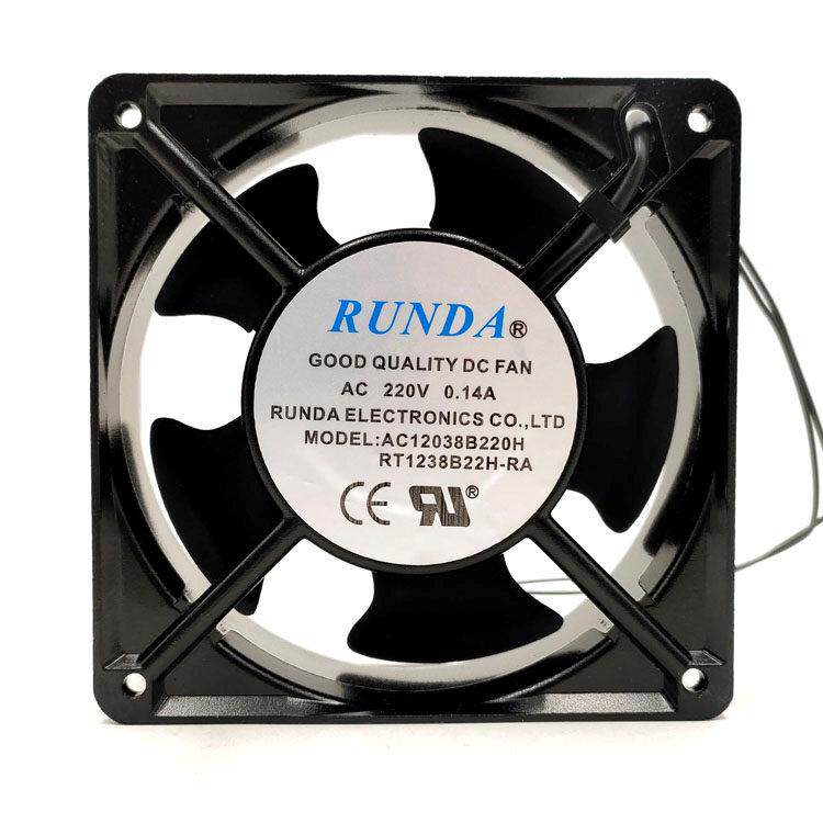 AC12038B220H220V0.14A12cm厘米伏排气焊机展示冷柜runda散热风扇