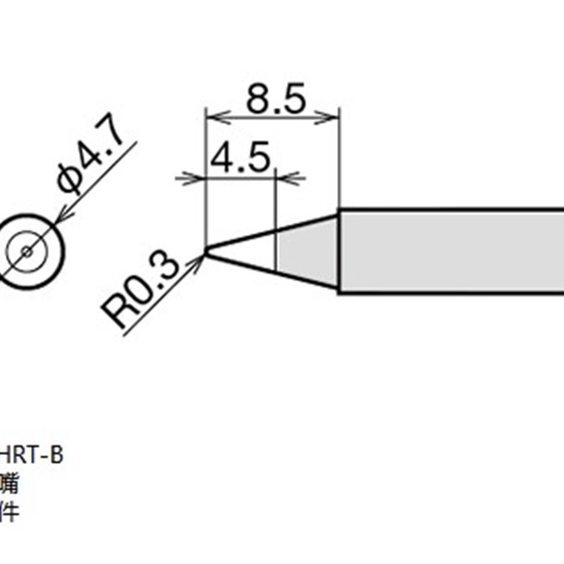 进口原装 日本固特goot RX-80HRT-B无铅烙铁头 烙铁 尖咀