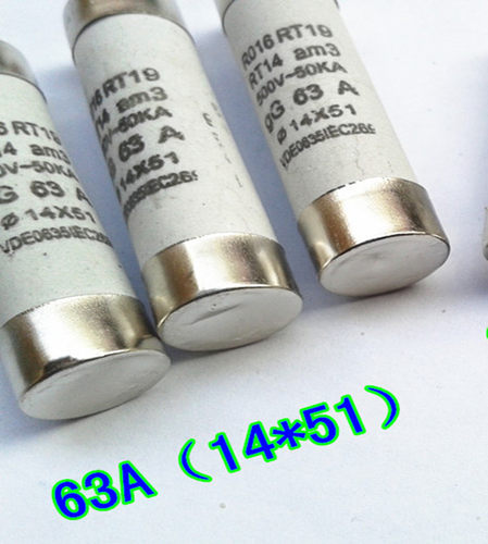 熔断器座 陶瓷芯子 圆筒帽形熔断器 陶瓷保险丝 RO16 -63A 14*51