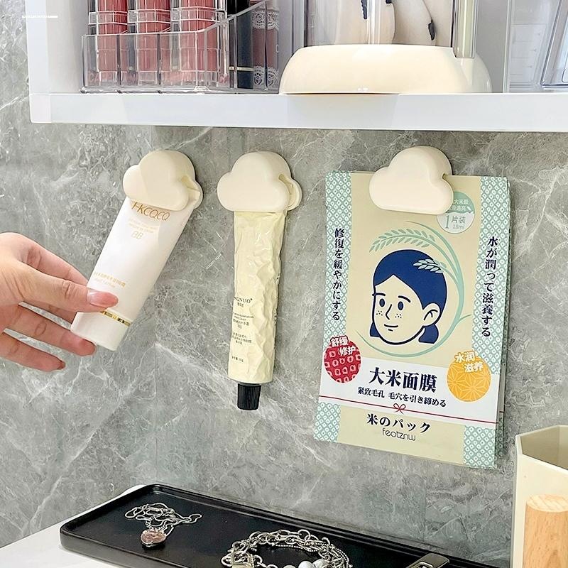 牙膏置物架免打孔墙上壁挂式洗面