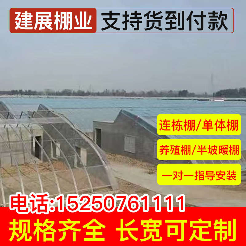 蔬菜大棚钢管骨架椭圆管钢架温室苗木种植连体大棚连栋大棚养殖
