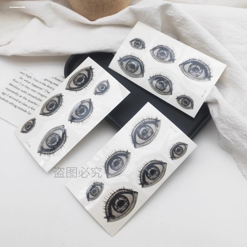 贴了会变可爱的小清新卡通纹身贴防水女持久仿真韩国暗黑风日系