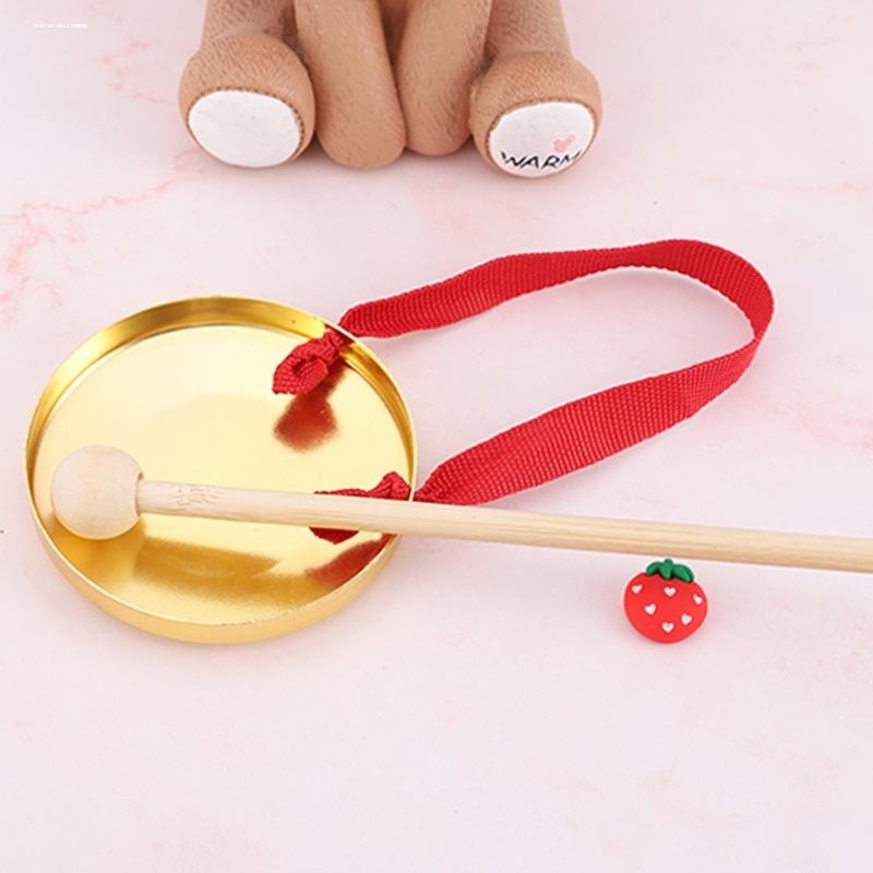 铜镲铜钹鼓儿童玩具幼儿园表演三句半奥尔夫乐器表演铜擦铜锣