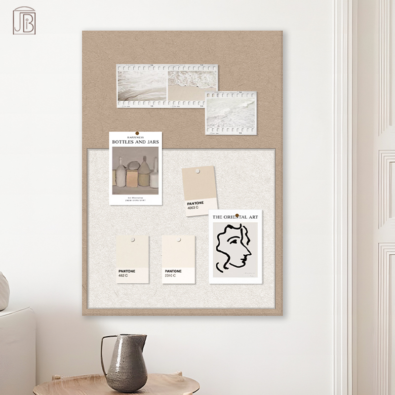 软木板照片墙背景板毛毡墙贴装饰主题墙照片挂墙板留言板墙面展示