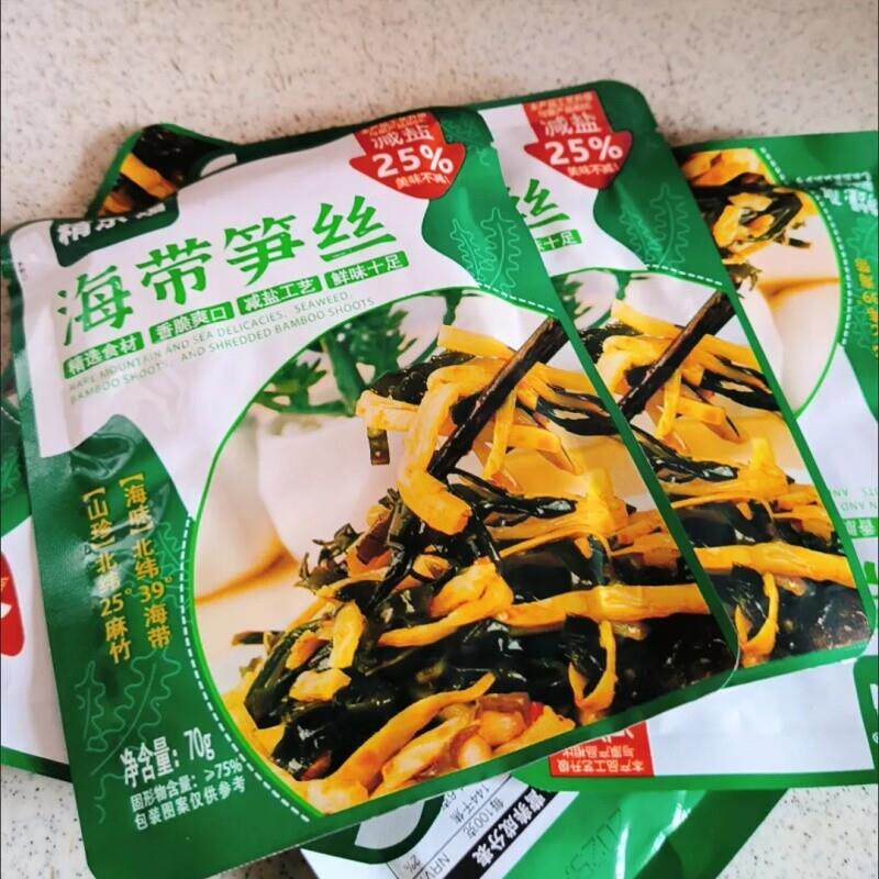 新货海带笋丝咸菜下饭菜脆