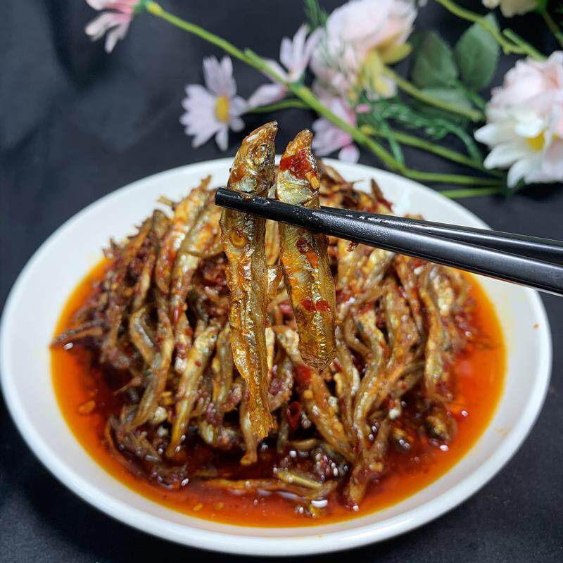 江西农家柴火小鱼仔瓶装香辣小鱼干辣椒酱可口开胃辣酱即食下饭菜