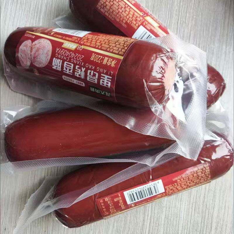 龙大肉食里昂梨木火腿肠即食开袋香肠熏烤风味整箱午餐肉
