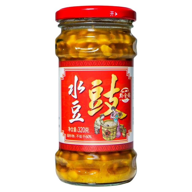 黔食锦水豆豉320g瓶贵州特产水霉豆发酵打蘸水凉拌调味品调料