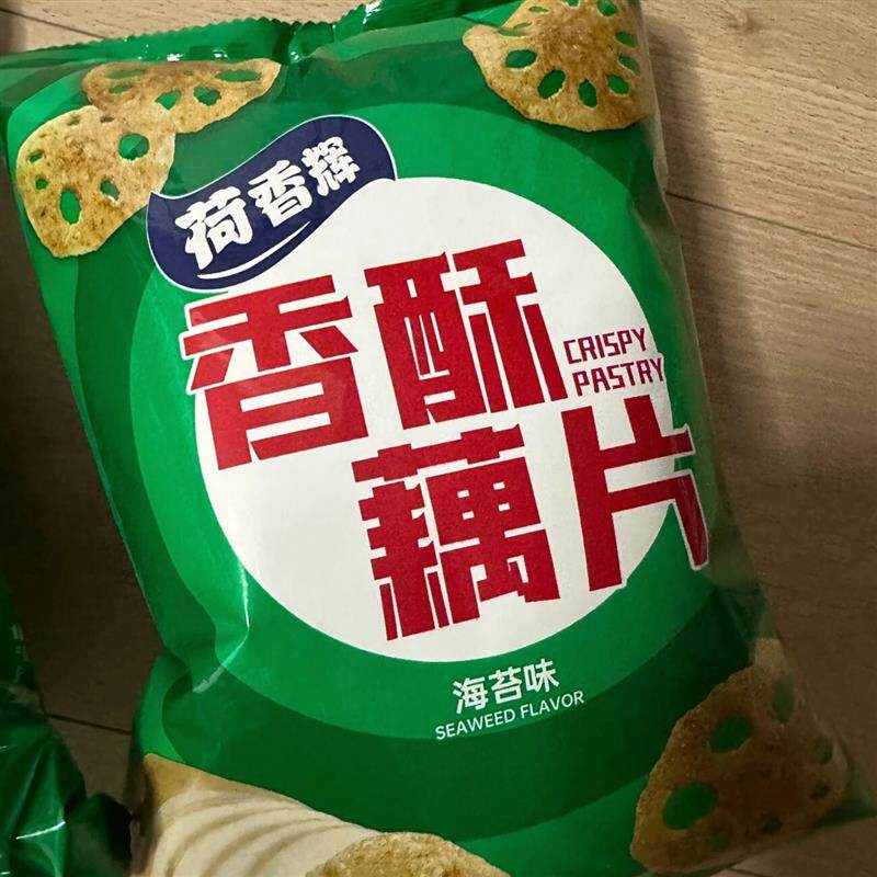 新货香辣藕片酥脆可口休闲