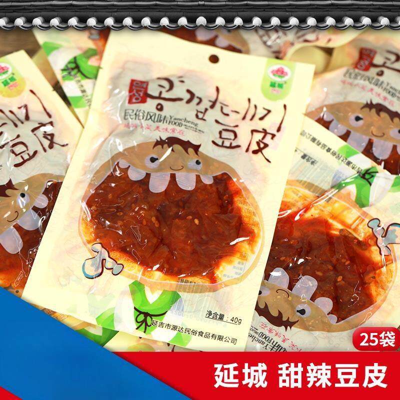 新日期豆皮小菜 延边特产辣片甜辣味 儿时零食80后怀旧辣条素肉包