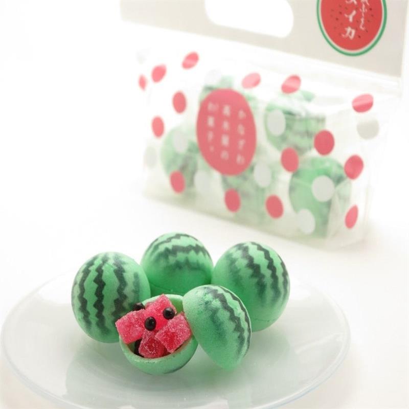 新货日本高木屋气球糖西瓜味夹心糖米果糖ins超人气网红糖果