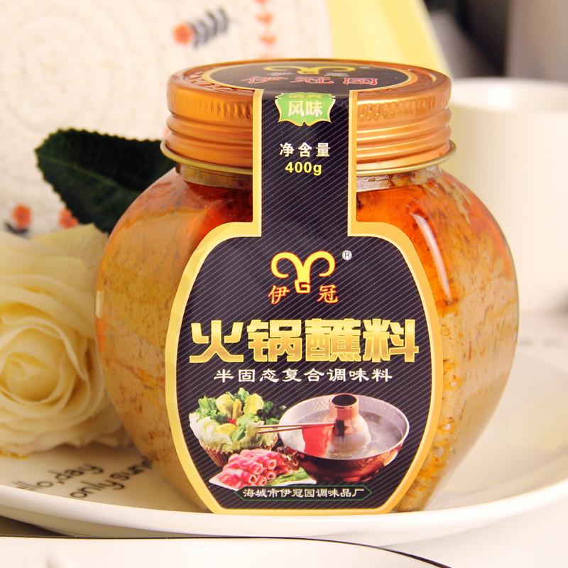 伊冠园火锅蘸料伊冠园清真老式火锅蘸料羊肉涮锅调料韭菜花沾料酱